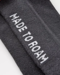 Socks|Passenger Organic Midweight Crew Socks - Charcoal