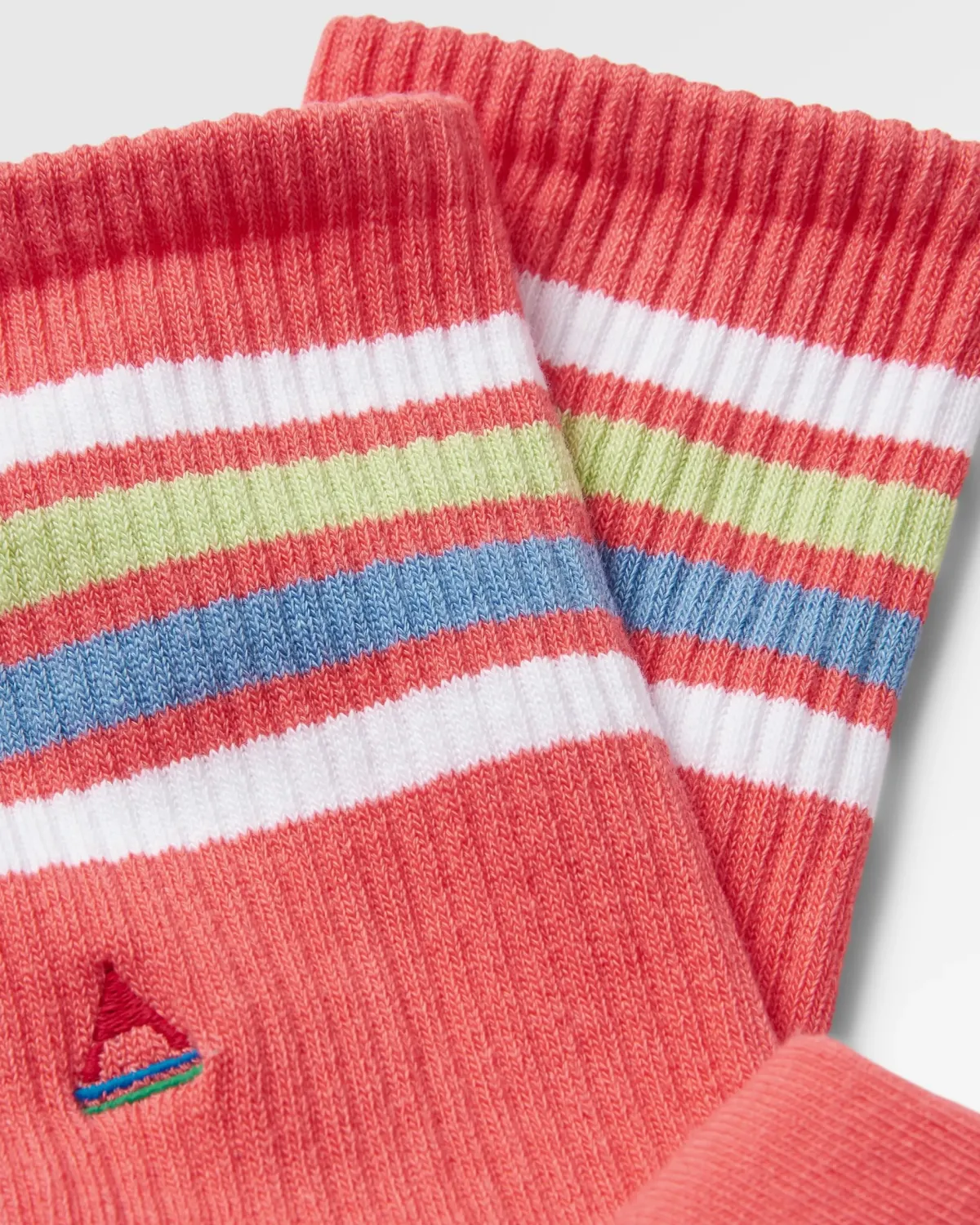 Surf Accessories|Socks|Passenger Organic Mid-weight Crew Socks - Shell Pink ShellPink