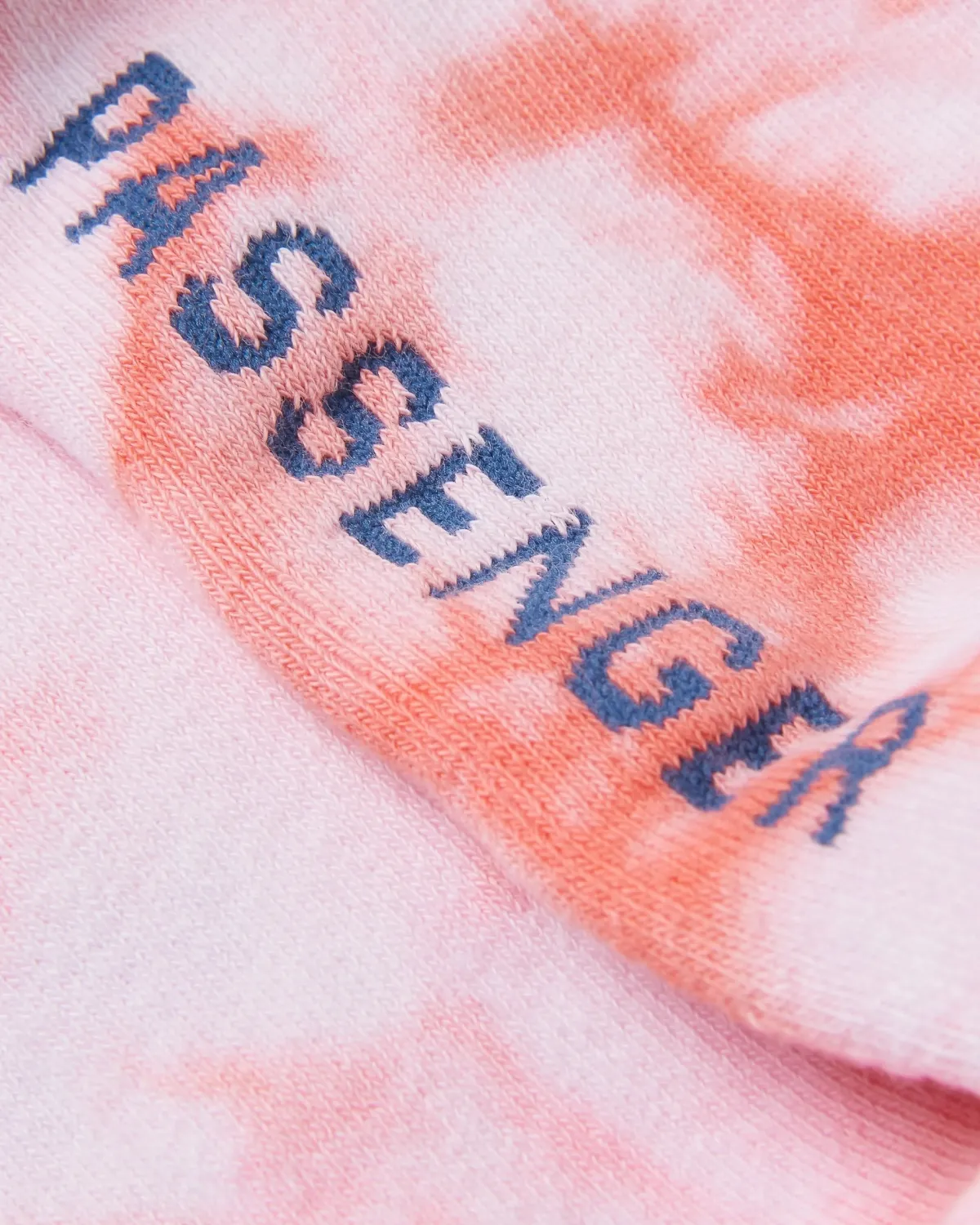 Surf Accessories|Socks|Passenger Organic Mid-weight Crew Socks - Tie Dye Shell Pink TieDyeShellPink