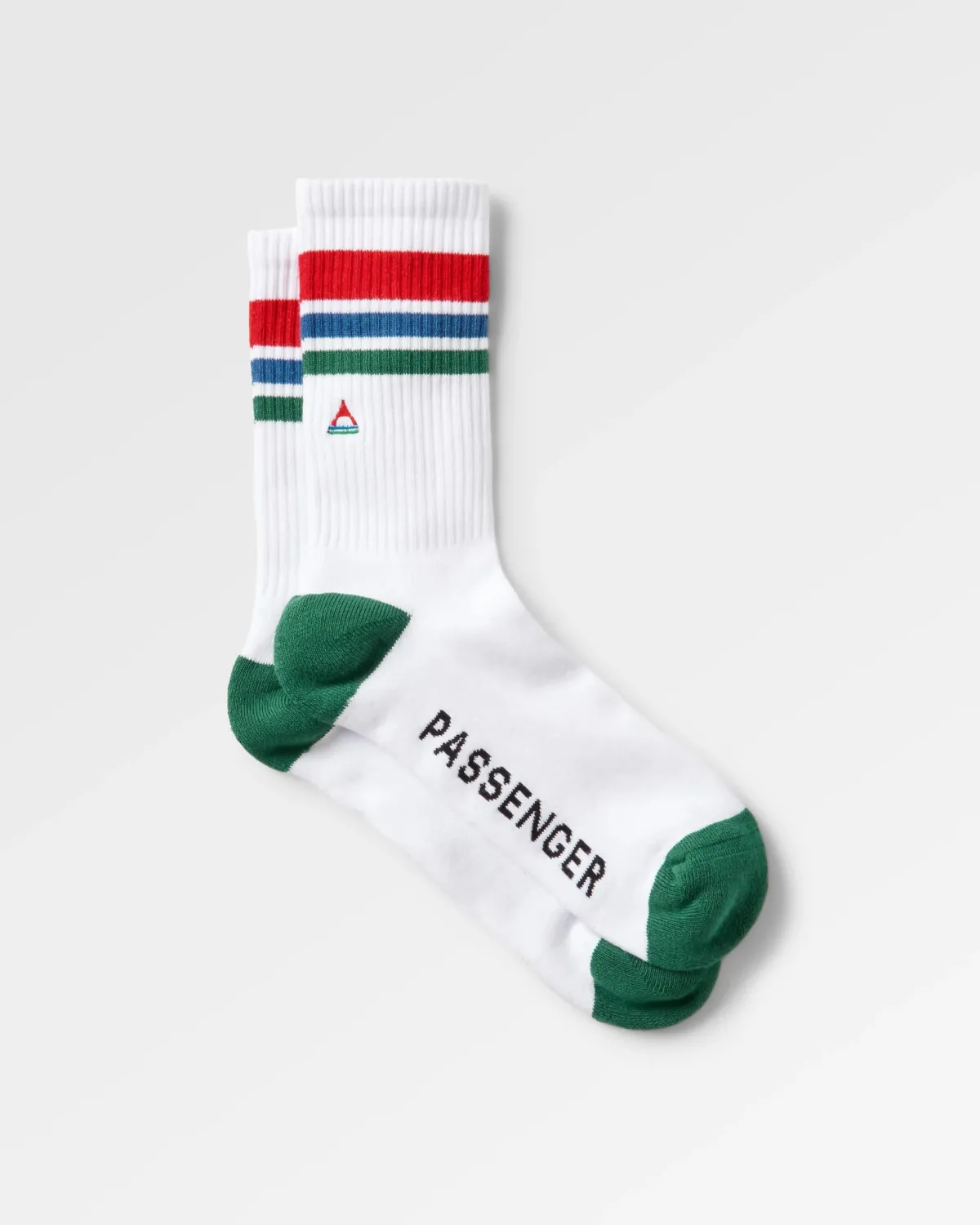 Socks|Passenger Organic Midweight Crew Socks - White