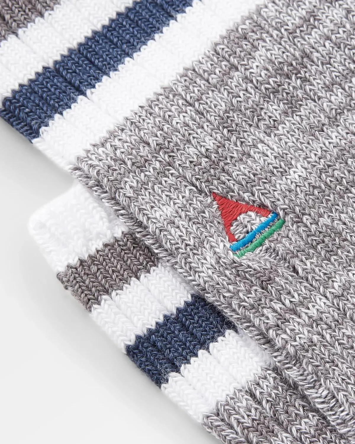 Socks|Passenger Organic Mid-weight Rib Socks - Gray Marl GrayMarl