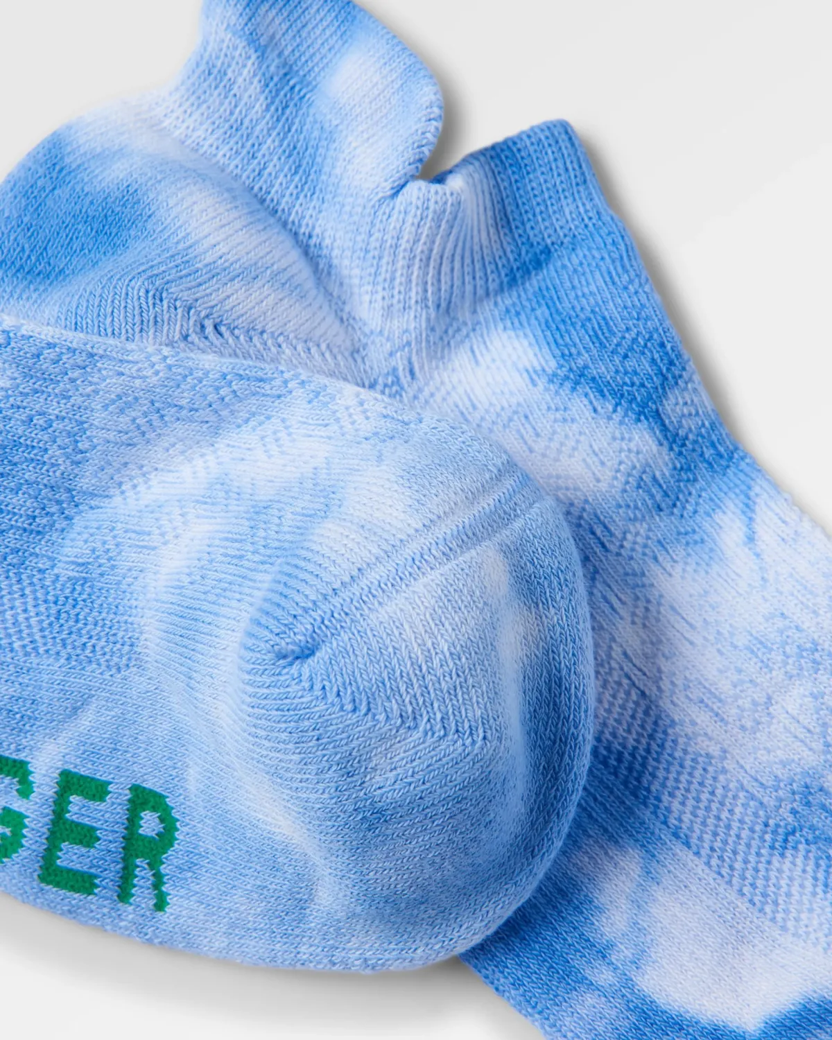 Socks|Passenger Organic Trainer Socks - Tie Dye Cornflower TieDyeCornflower