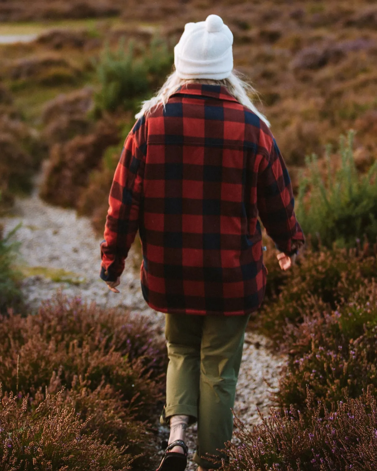 Fleece|Fleece|Passenger Orion Recycled Polar Fleece Long Sleeve Shirt - Red Ochre Buffalo RedOchreBuffalo