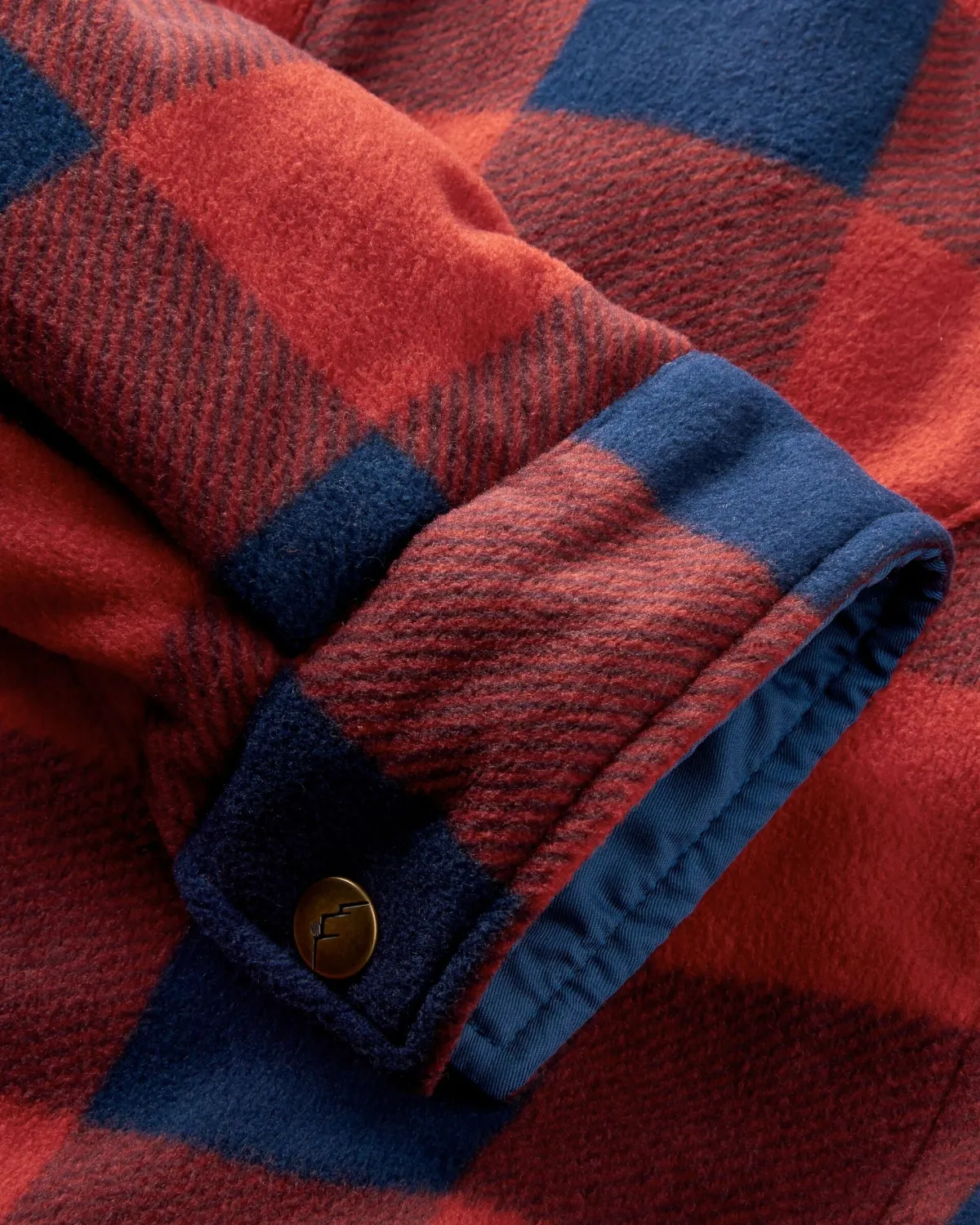 Fleece|Fleece|Passenger Orion Recycled Polar Fleece Long Sleeve Shirt - Red Ochre Buffalo RedOchreBuffalo