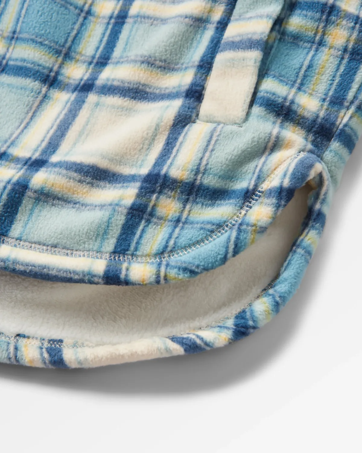Overshirts|Fleece|Passenger Orion Recycled Polar Fleece Long Sleeve Shirt - Oatmeal/Arctic Check Oatmeal/ArcticCheck