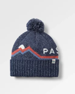 Beanies|Beanies|Passenger Recycled Bobble Hat - Rich Navy RichNavy
