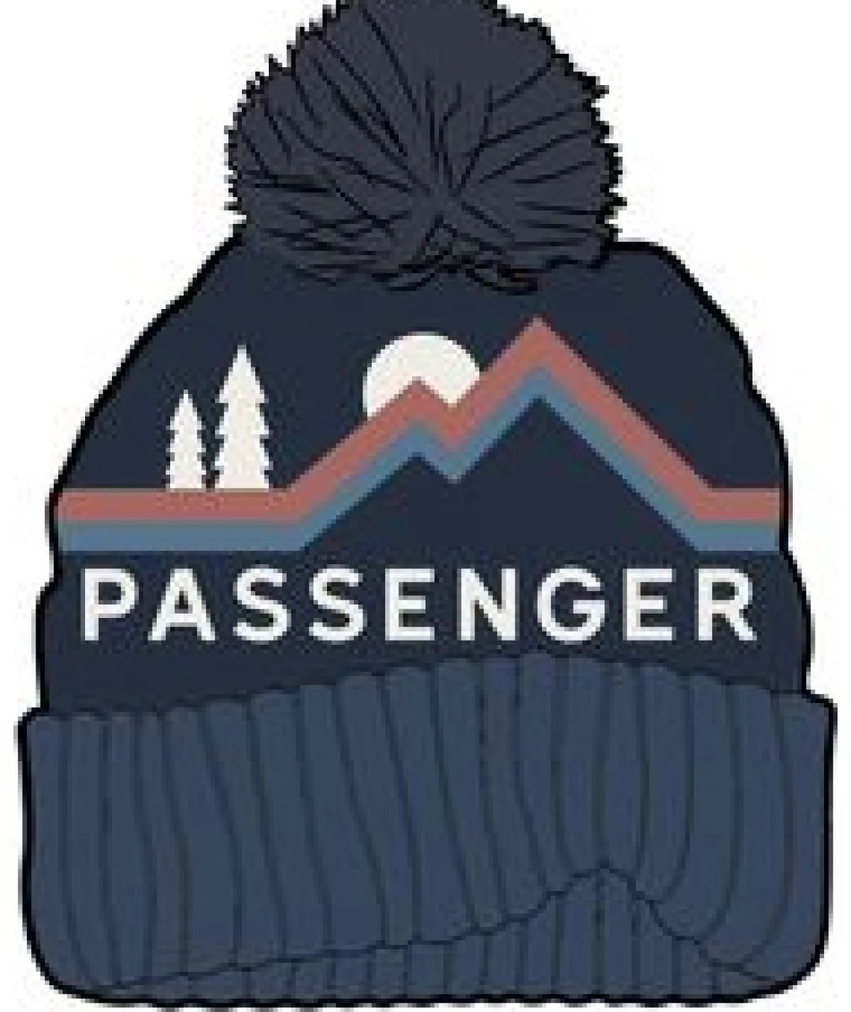Beanies|Beanies|Passenger Recycled Bobble Hat - Rich Navy RichNavy