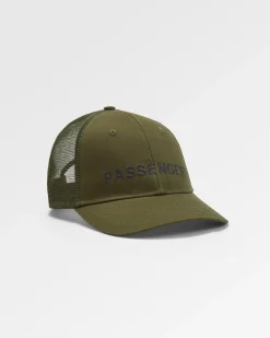 Caps & Hats|Caps & Hats|Passenger Recycled Cotton Trucker Hat - Khaki Green KhakiGreen
