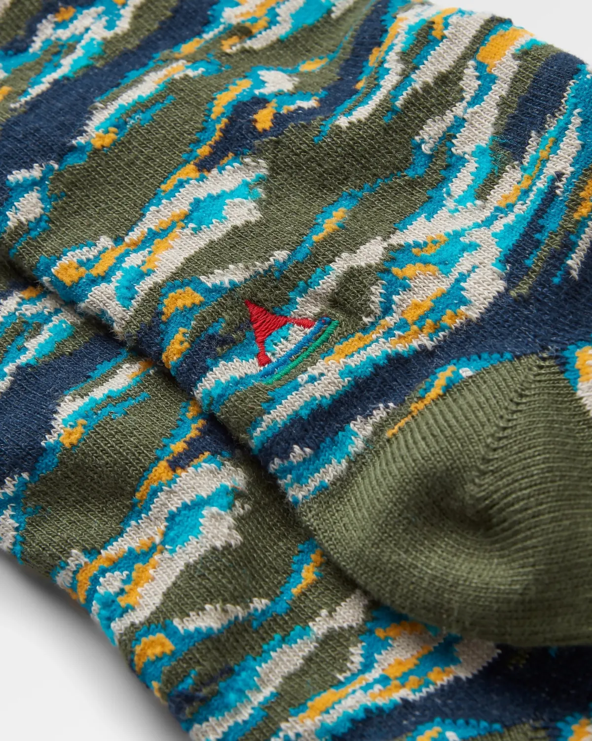 Socks|Passenger Peak Organic Midweight Crew Socks - Khaki Green KhakiGreen
