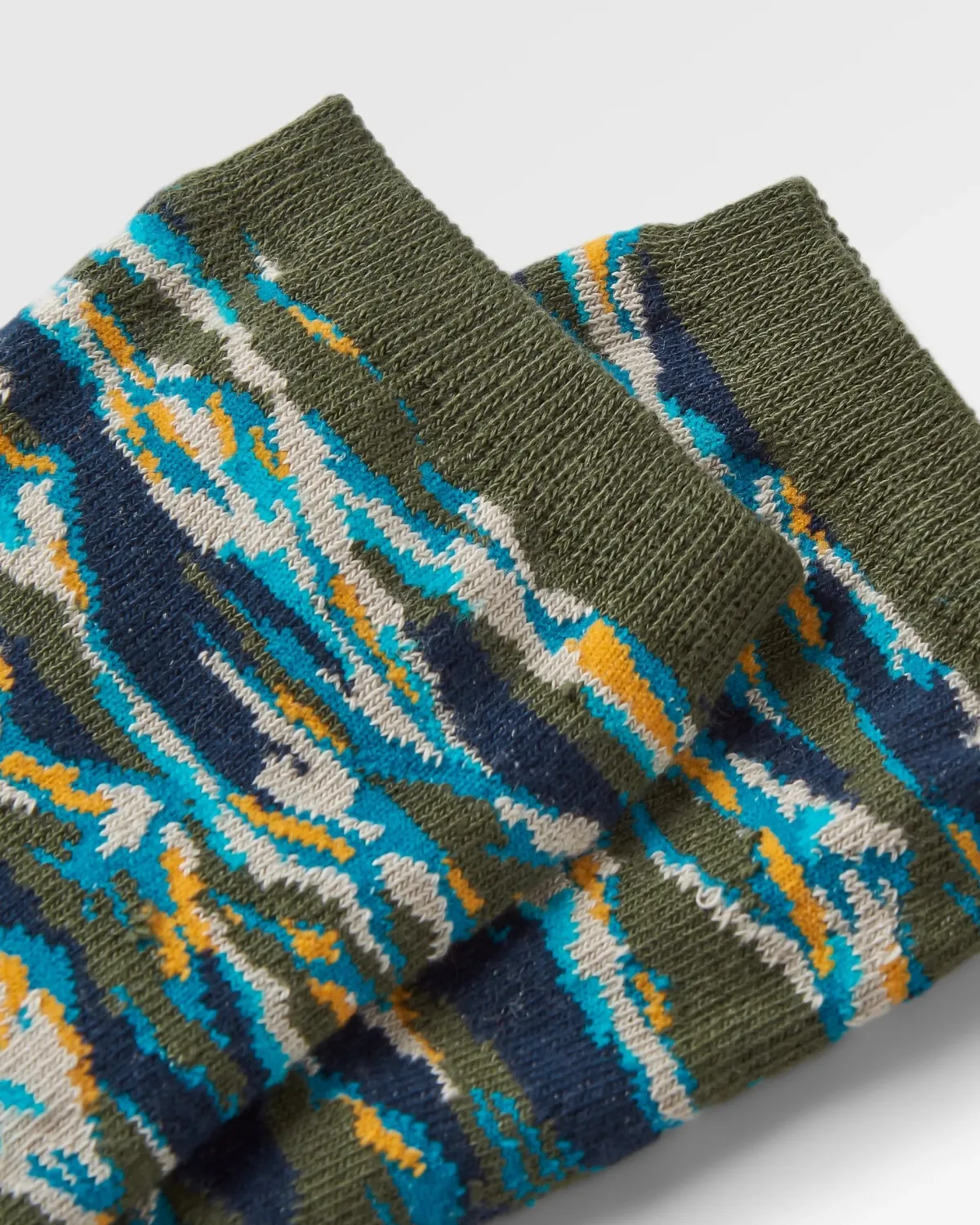 Socks|Passenger Peak Organic Midweight Crew Socks - Khaki Green KhakiGreen