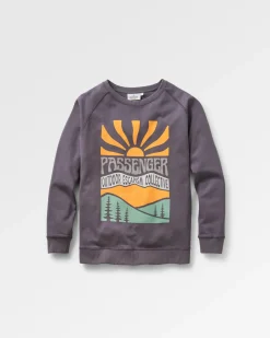Sweatshirts|Passenger Perfect Days Long Sleeve Sweatshirt - Charcoal