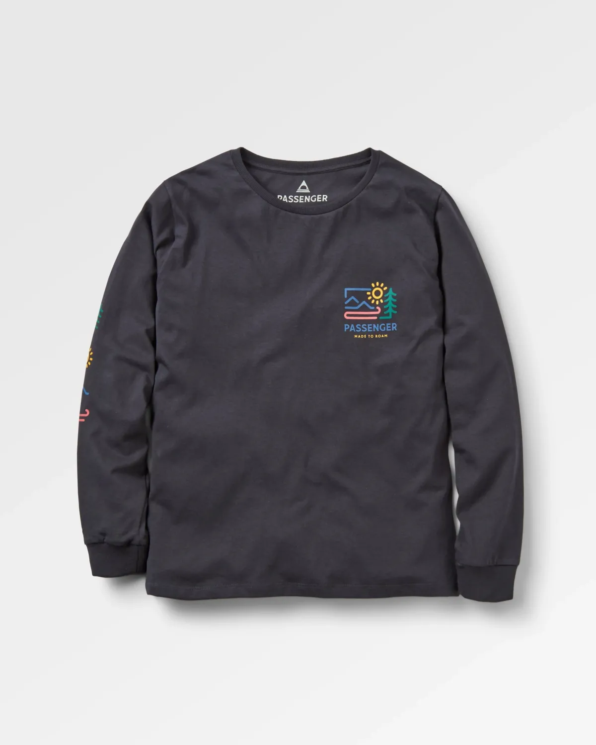 T-Shirts & Tank Tops|Passenger Phoenix Recycled Long Sleeve T-Shirt - Black