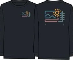 T-Shirts & Tank Tops|Passenger Phoenix Recycled Long Sleeve T-Shirt - Black