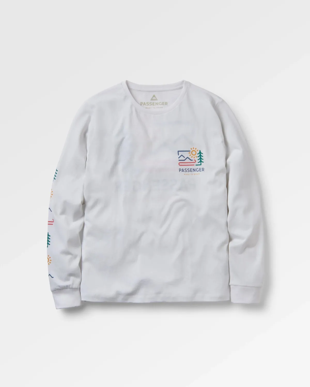 T-Shirts & Tank Tops|Passenger Phoenix Recycled Long Sleeve T-Shirt - White