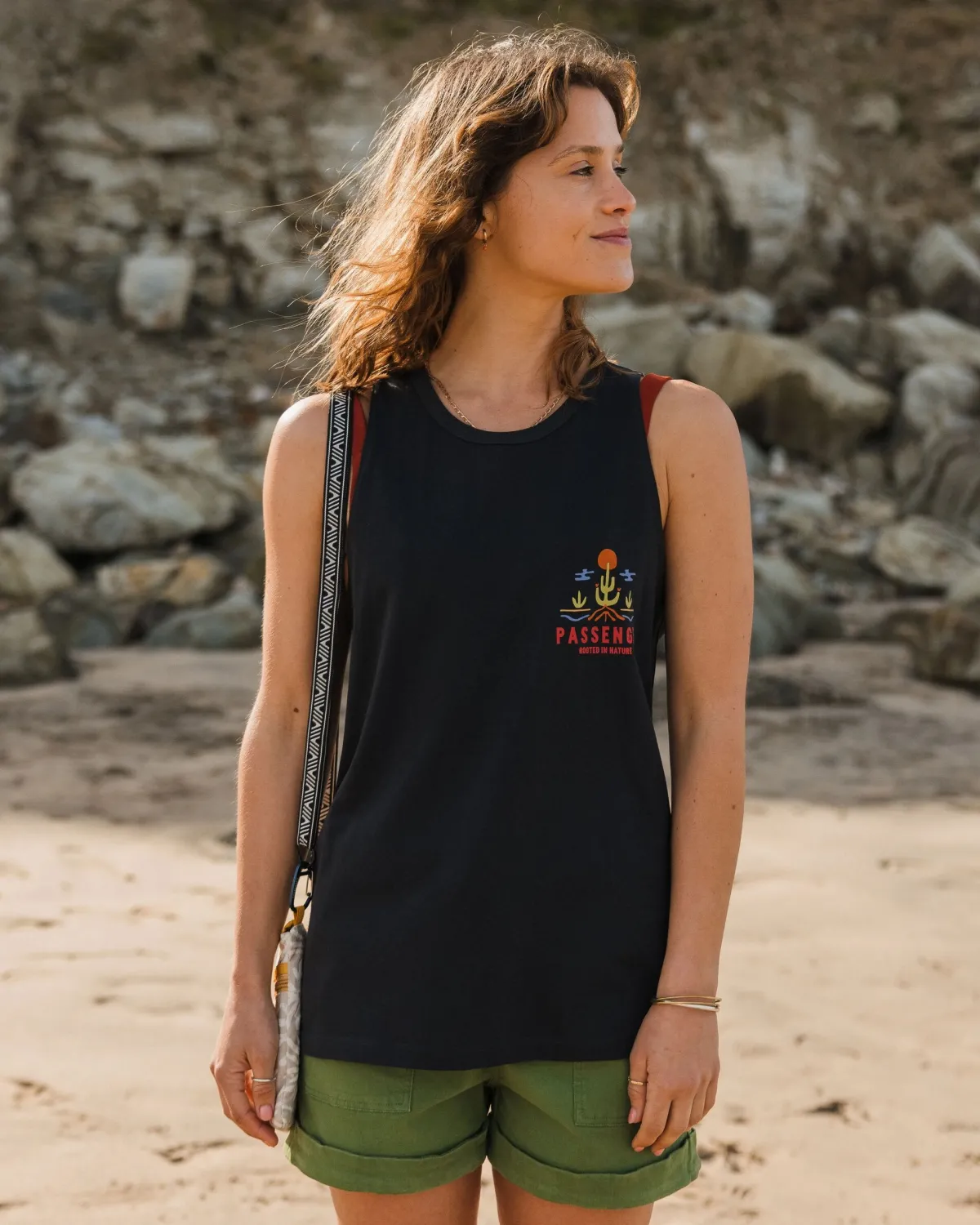 Tank Tops|Passenger Planted Recycled Cotton Tank Top - Black
