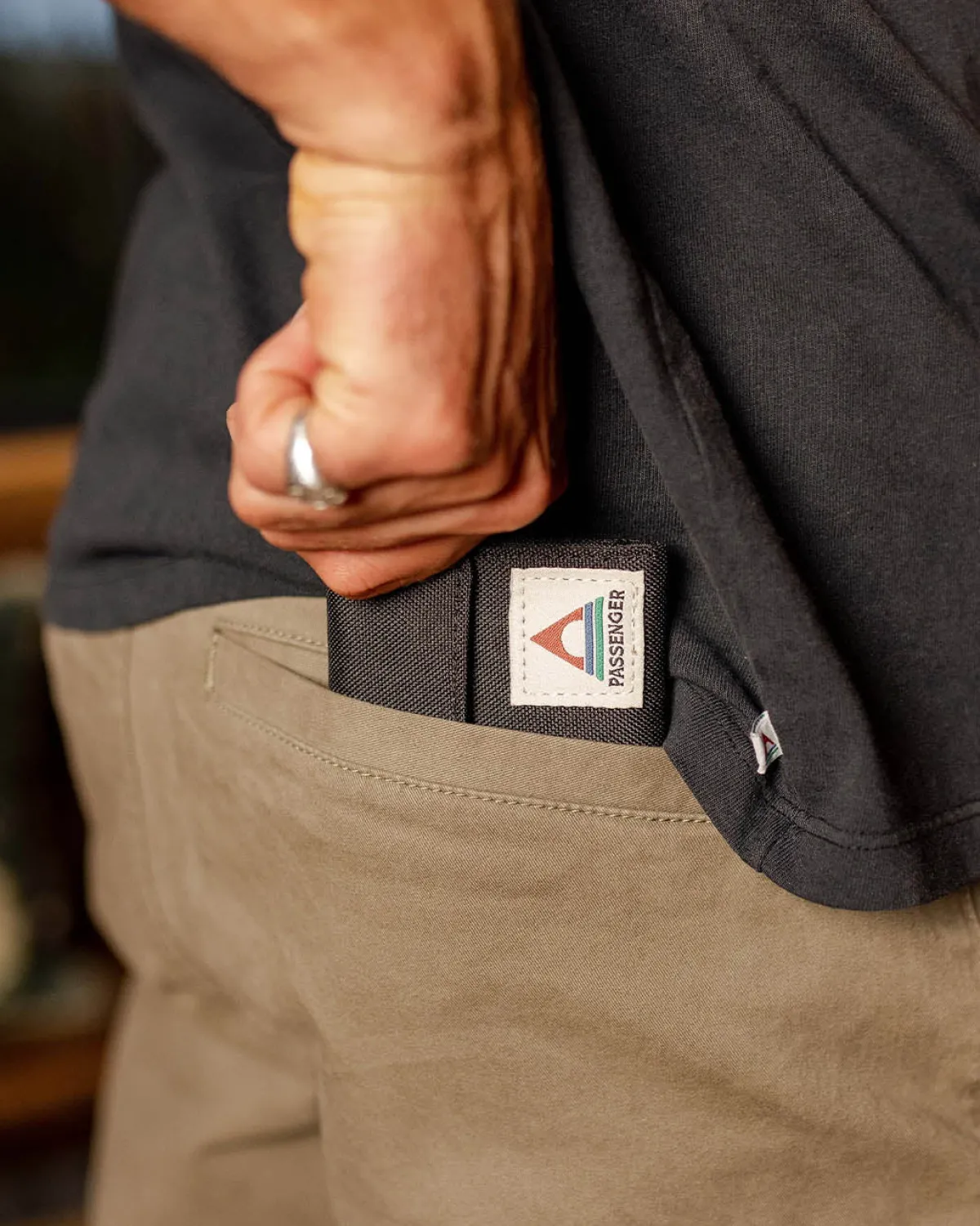 Wallets|Wallets|Passenger Pocket Recycled Wallet - Black