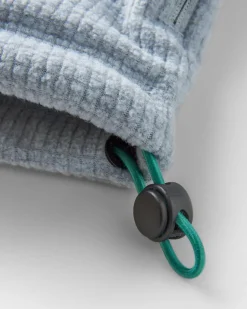 Fleece|Fleece|Passenger Point Recycled Grid Polar Fleece Hoodie - Gray Marl GrayMarl