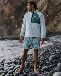 Bottoms|Shorts|Passenger Porto Recycled All Purpose Swim Shorts - Vintage Patchwork Dark Forest VintagePatchworkDarkForest