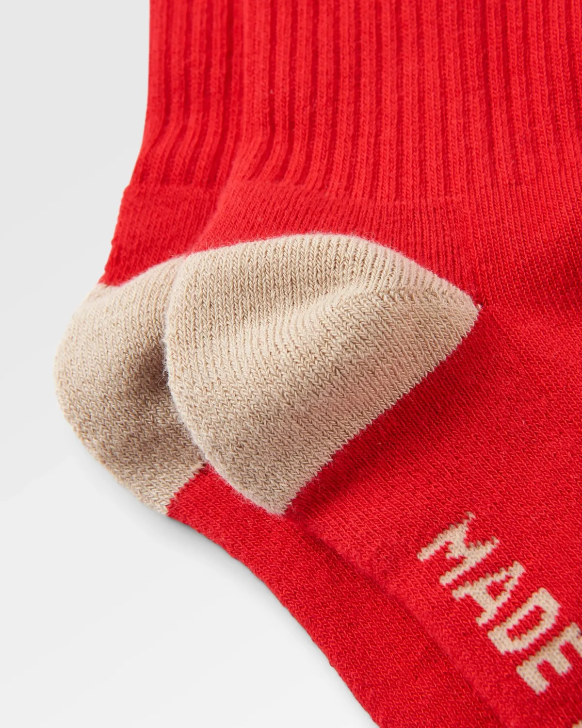 Socks|Passenger Rambler Organic Mid-weight Crew Socks - Red Ochre RedOchre