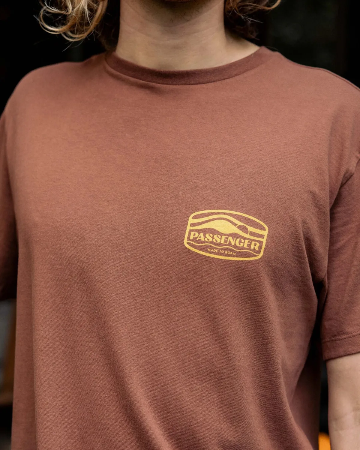T-Shirts & Tank Tops|T-Shirts & Tank Tops|Passenger Rambler Recycled Cotton T-Shirt - Cappuccino