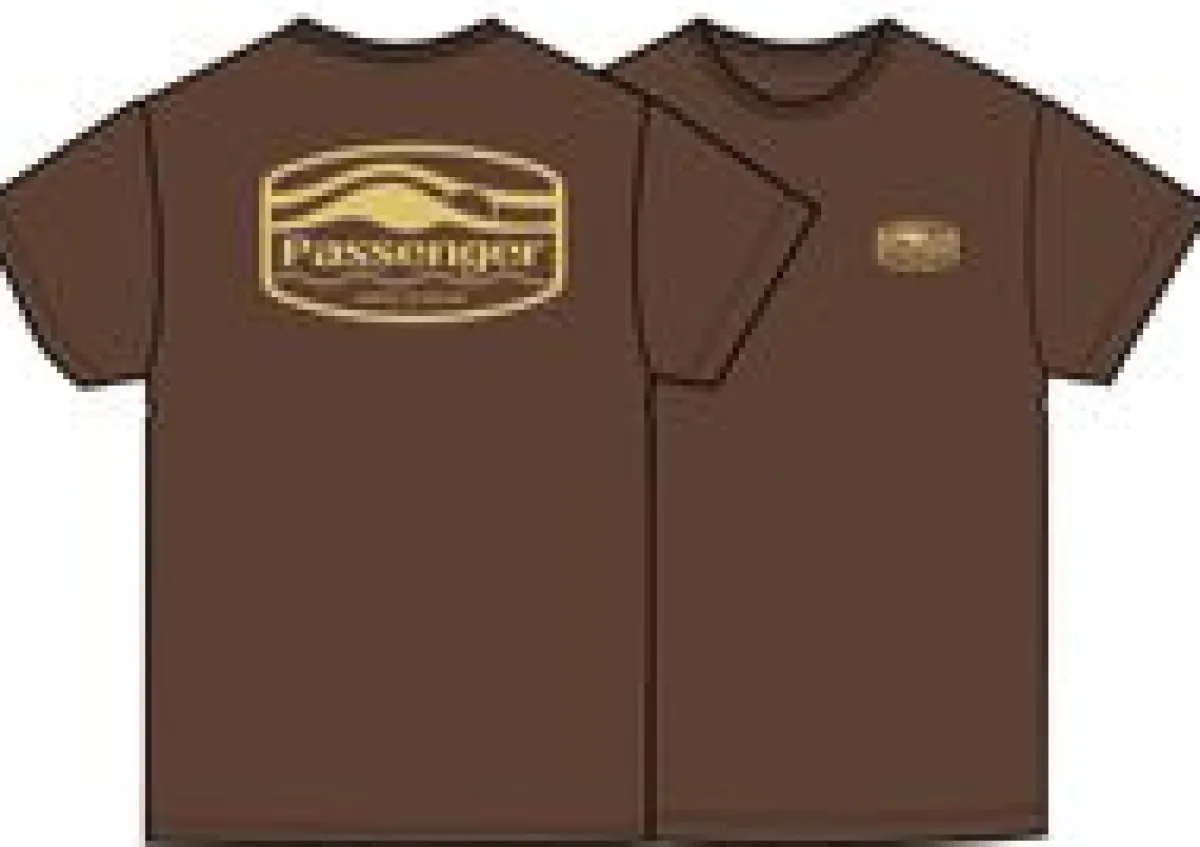 T-Shirts & Tank Tops|T-Shirts & Tank Tops|Passenger Rambler Recycled Cotton T-Shirt - Cappuccino
