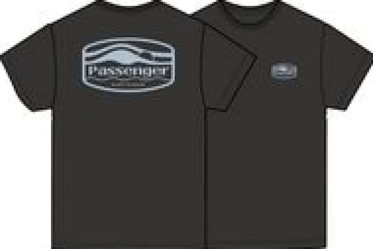 T-Shirts & Tank Tops|T-Shirts & Tank Tops|Passenger Rambler Recycled Cotton T-Shirt - Black