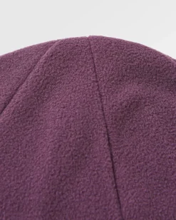 Outdoor Active|Beanies|Passenger Recycled Polar Fleece Beanie - Deep Plum/Charcoal DeepPlum/Charcoal