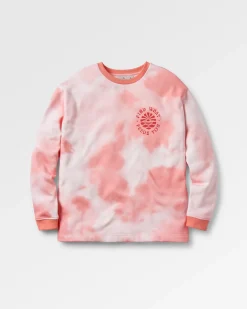 Sweatshirts|Hoodies & Sweatshirts|Passenger Rediscover Organic Cotton Sweatshirt - Tie Dye Shell Pink TieDyeShellPink