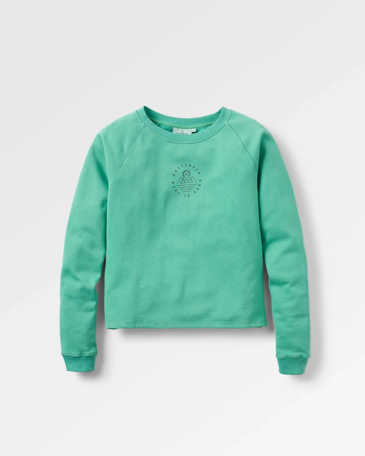 Sweatshirts|Hoodies & Sweatshirts|Passenger Remote Recycled Cotton Long Sleeve Sweatshirt - Green Spruce GreenSpruce
