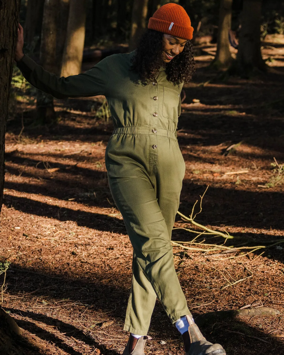 Pants|Jumpsuits & Playsuits|Passenger Resonate Boiler Suit - Khaki Green KhakiGreen