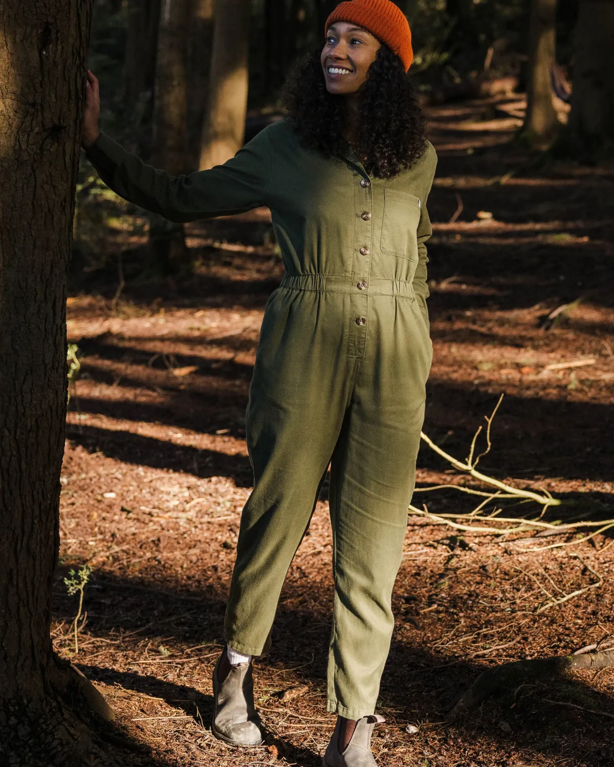 Pants|Jumpsuits & Playsuits|Passenger Resonate Boiler Suit - Khaki Green KhakiGreen