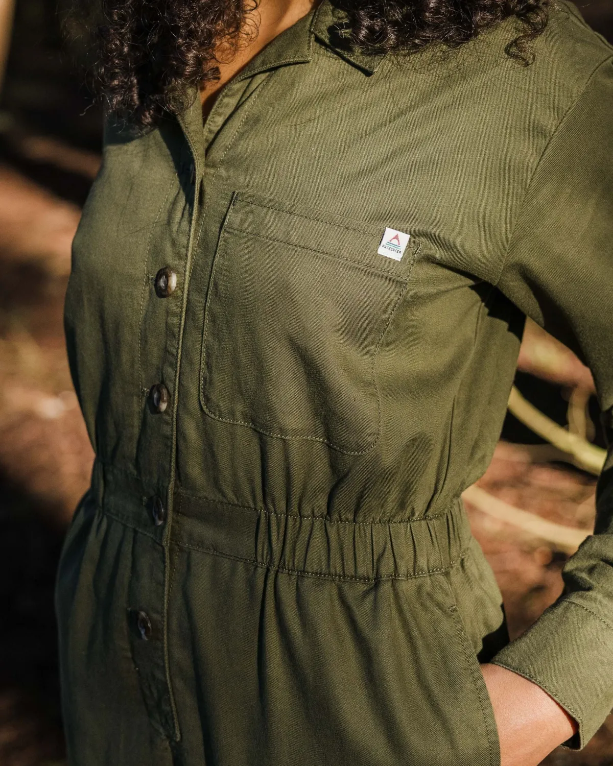 Pants|Jumpsuits & Playsuits|Passenger Resonate Boiler Suit - Khaki Green KhakiGreen