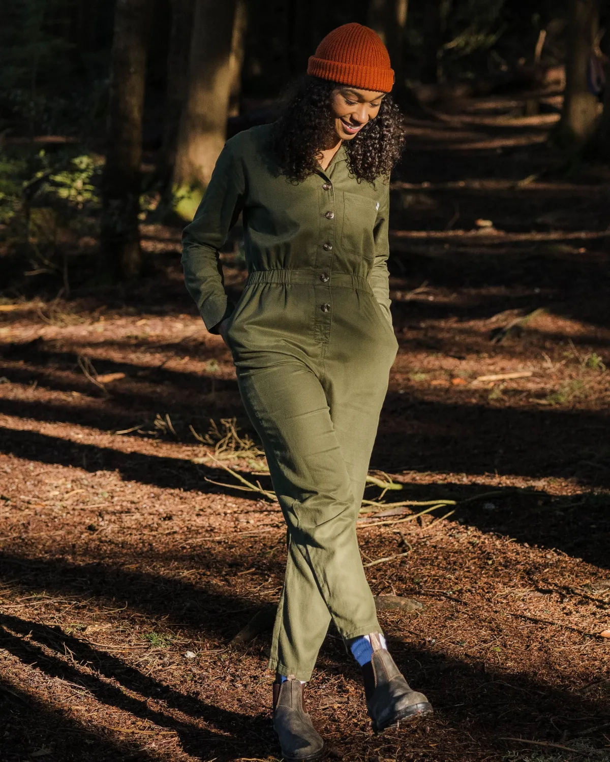 Pants|Jumpsuits & Playsuits|Passenger Resonate Boiler Suit - Khaki Green KhakiGreen