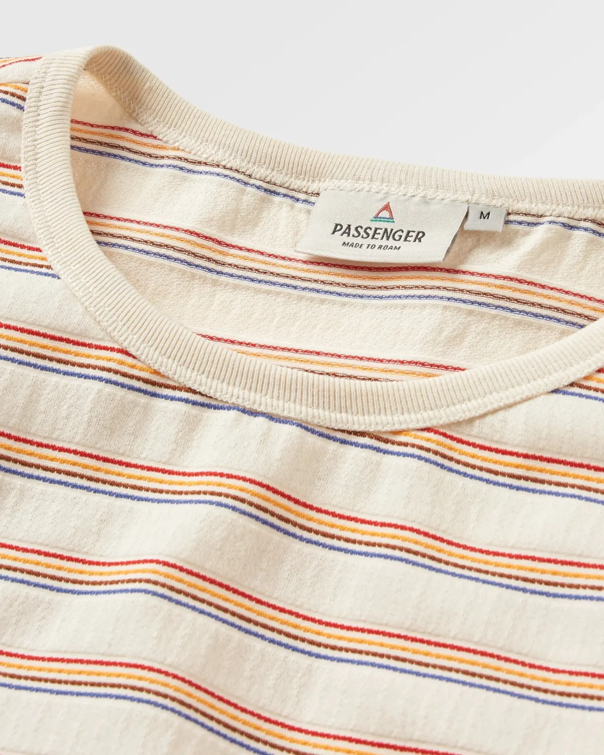 Tops & T-Shirts|Passenger Retro Vibes Organic Cotton T-Shirt - Retro Stripe RetroStripe