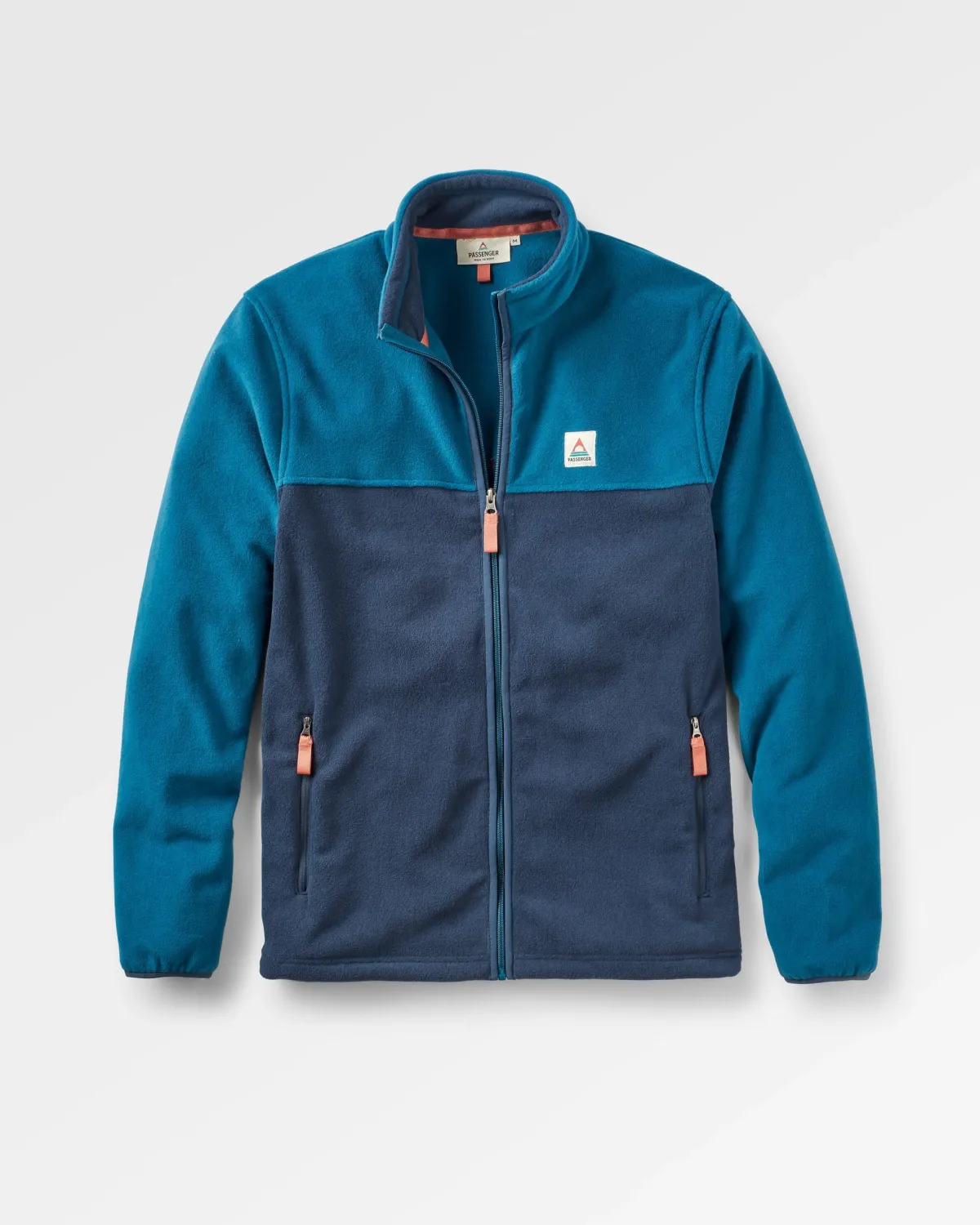 Fleece|Fleece|Passenger Ridge 2.0 Full Zip Recycled Polar Fleece - Tidal Blue/Rich Navy TidalBlue/RichNavy