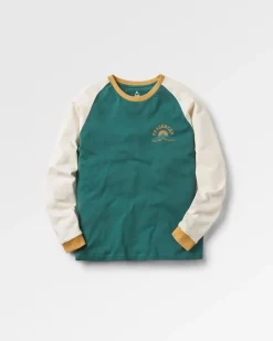 Tops & T-Shirts|T-Shirts & Tank Tops|Passenger Riser Recycled Cotton Long Sleeve T-Shirt - Mediterranean