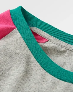 Tops & T-Shirts|T-Shirts & Tank Tops|Passenger Riser Recycled Cotton Long Sleeve T-Shirt - Mid Gray Marl MidGrayMarl