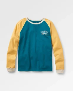 Tops & T-Shirts|T-Shirts & Tank Tops|Passenger Riser Recycled Long Sleeve T-Shirt - Blue Coral BlueCoral