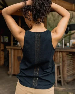Tank Tops|Tops & T-Shirts|Passenger Rivergate Recycled Cotton Long Sleeve Top - Black