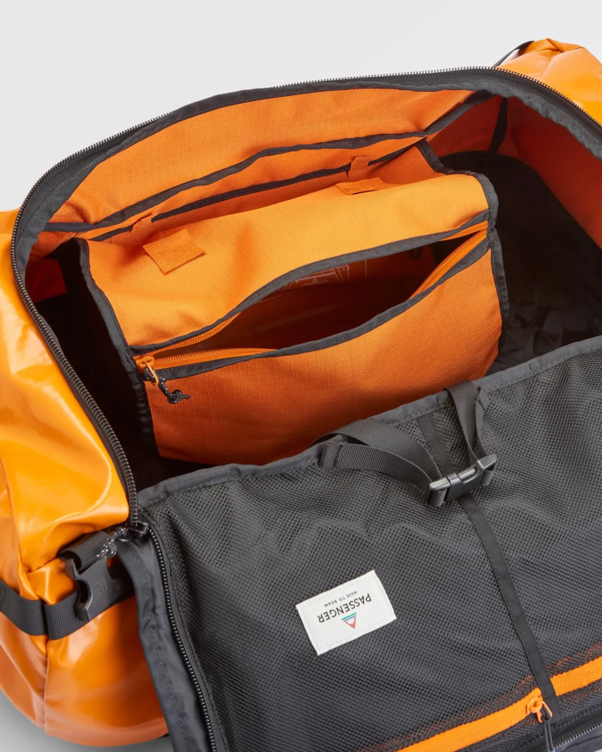 Duffel Bags|Backpacks & Bags|Passenger Roamer Recycled 60L Duffel Bag - Sunrise Orange SunriseOrange