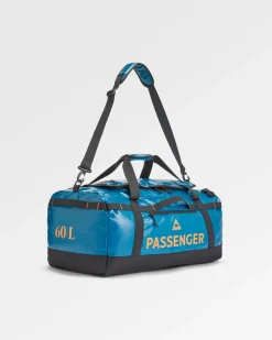 Duffel Bags|Backpacks & Bags|Passenger Roamer Recycled 60L Duffel Bag - Tidal Blue TidalBlue