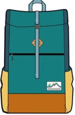 Storage & Coolers|Cooler Bags|Passenger Rolltop Cooler Recycled 32L - Multi Color MultiColor