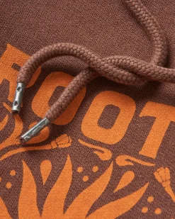 Hoodies|Hoodies & Sweatshirts|Passenger Rooted In Nature Long Sleeve Hoodie - Chestnut