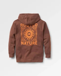 Hoodies|Hoodies & Sweatshirts|Passenger Rooted In Nature Long Sleeve Hoodie - Chestnut