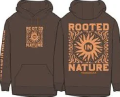 Hoodies|Hoodies & Sweatshirts|Passenger Rooted In Nature Long Sleeve Hoodie - Chestnut