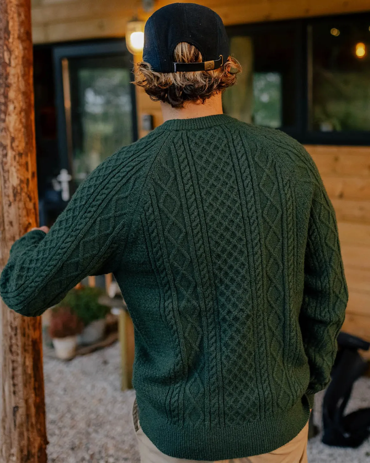 Knitwear|Sweaters|Passenger Sandbar Cable Knitted Sweater - Fir Tree FirTree