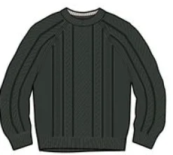 Knitwear|Sweaters|Passenger Sandbar Cable Knitted Sweater - Fir Tree FirTree