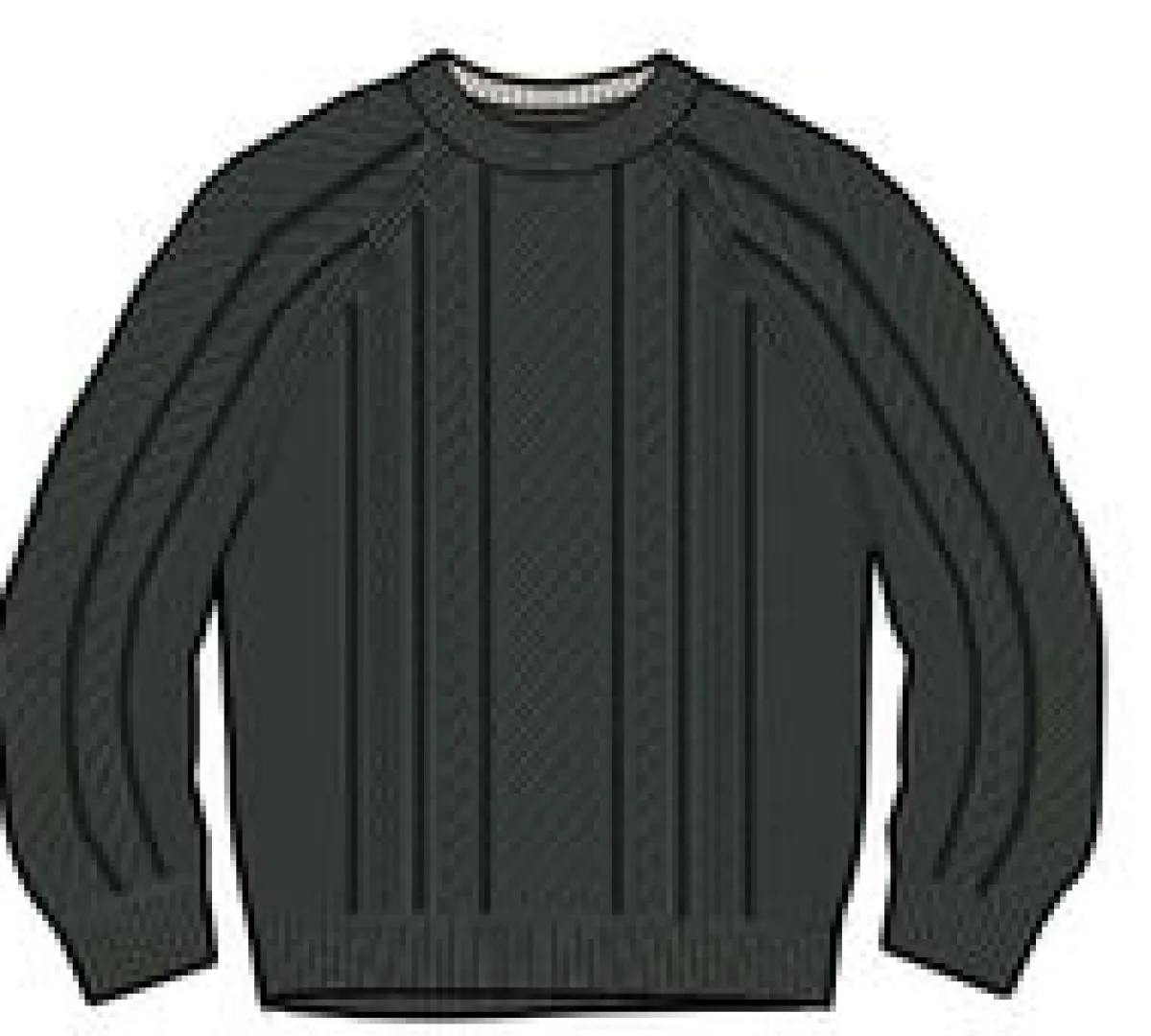 Knitwear|Sweaters|Passenger Sandbar Cable Knitted Sweater - Fir Tree FirTree
