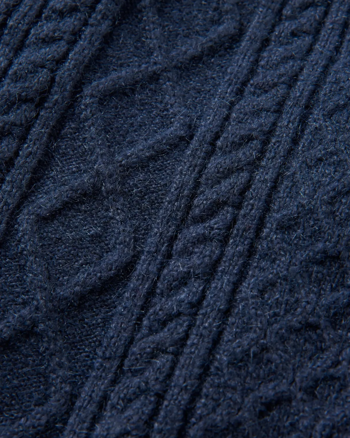 Knitwear|Sweaters|Passenger Sandbar Cable Knitted Sweater - Rich Navy RichNavy