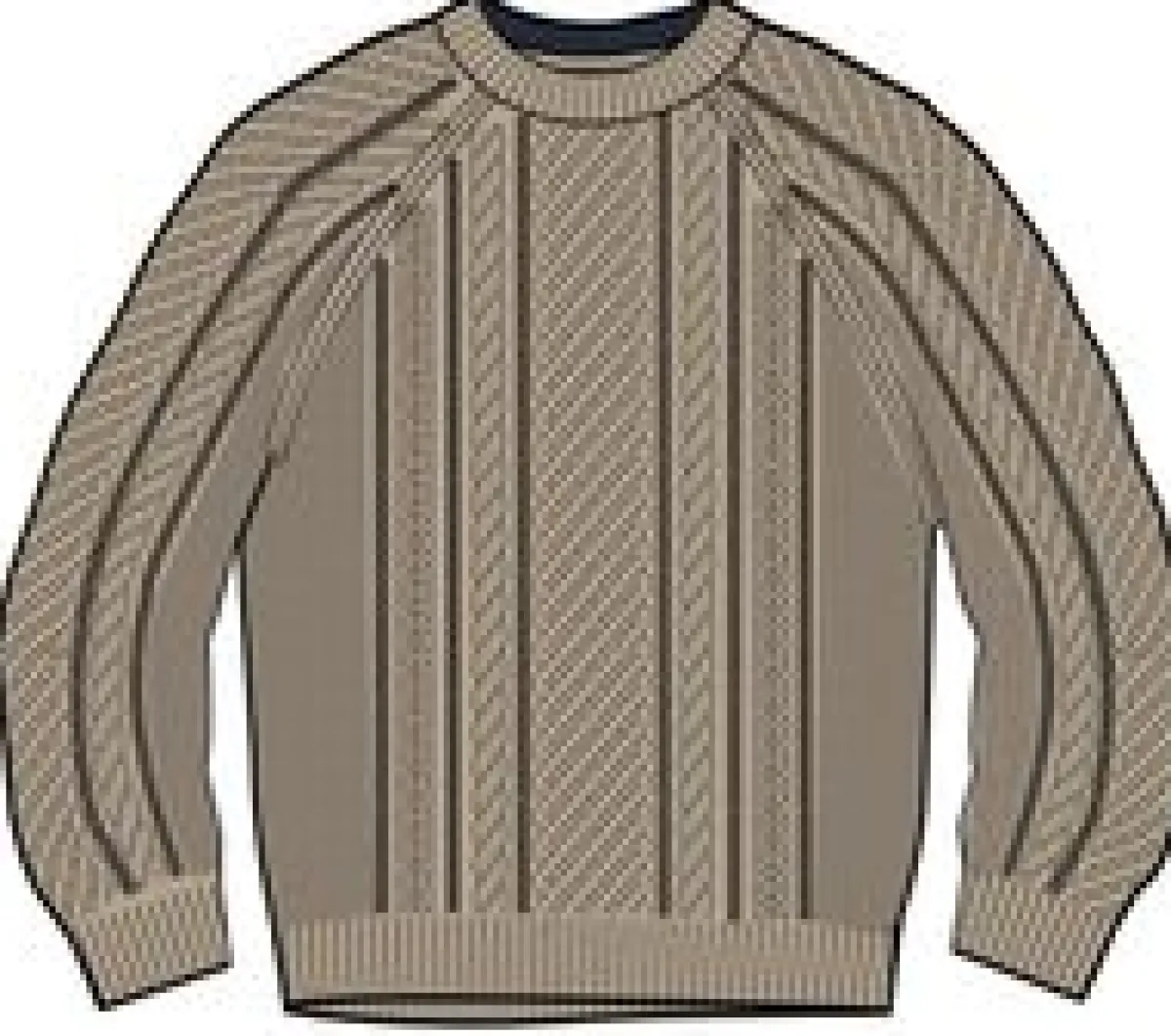 Knitwear|Sweaters|Passenger Sandbar Cable Knitted Sweater - Stone